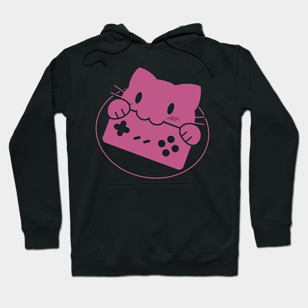 Gamer Kitty Hoodie by MoxAndCo